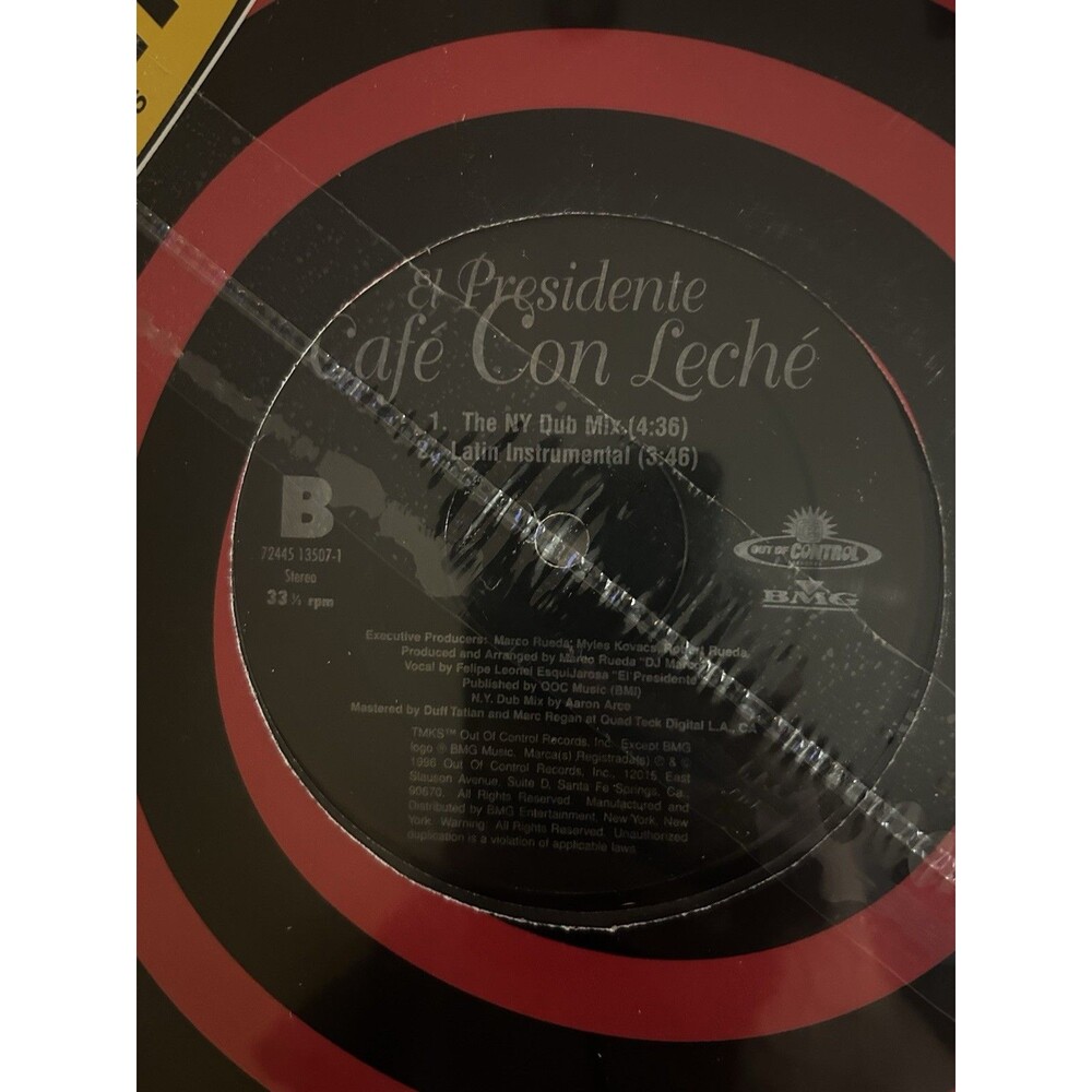 El presidente - Cafe Con Leche - Vinyl - 12” - Rare And Sealed!